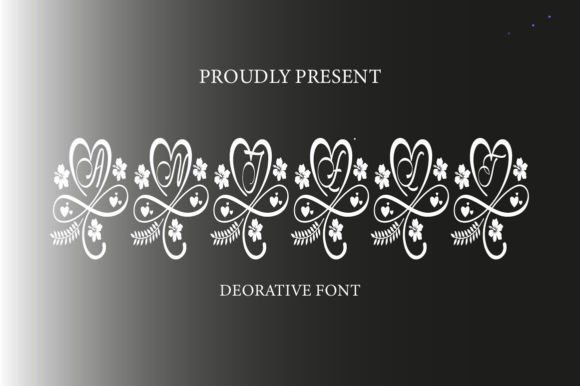 Anjely: A Decorative Font for Digital Design