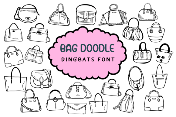 Bag Doodle: A Font That Adds Charm to Every Craft Project
