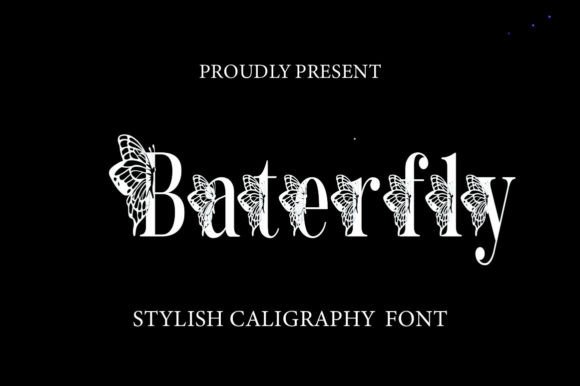 Baterfly Font: A Delicate Touch for Editorial Design