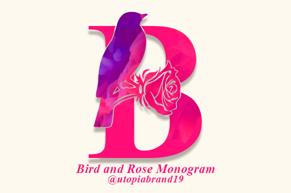 Bird and Rose Monogram: A Decorative Typeface for Web Design