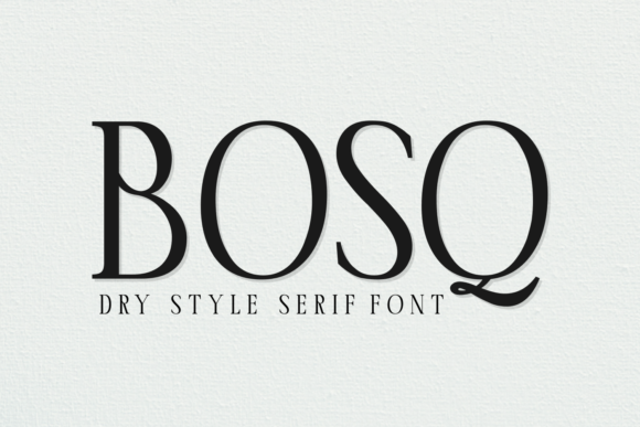 Bosq: A Serif Font That Elevates Editorial Design