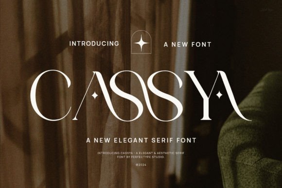 Cassya: A Serif Font for Crafters and Product Creators