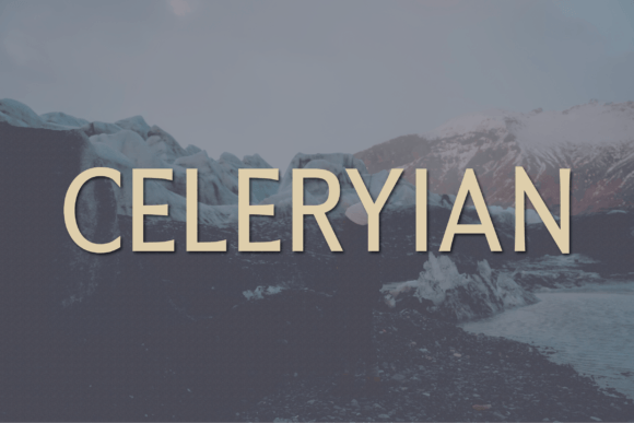 Celeryian: A Timeless Sans Serif for Crafters and Designers