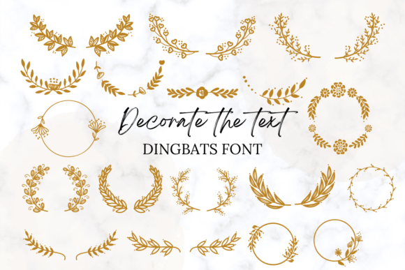 Decorate the Text: A Font for Creative Campaigns