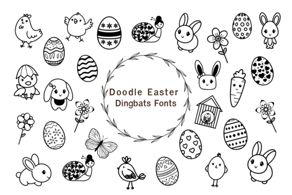 Doodle Easter: A Versatile Font for Creative Digital Design