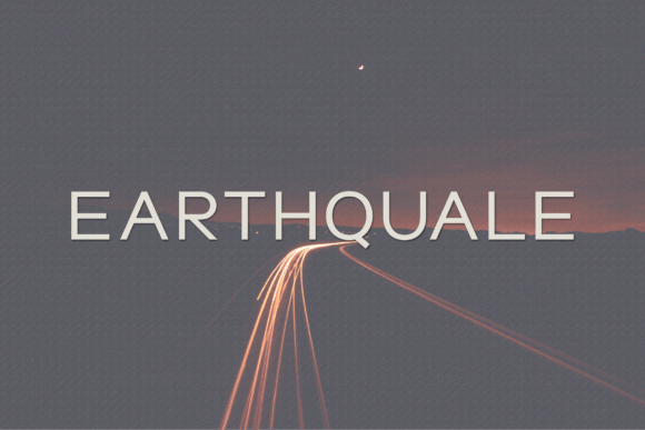 Earthquale: A Typeface That Commands Attention