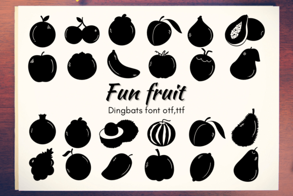 Fun Fruit: A Creative Typeface for Branding Projects