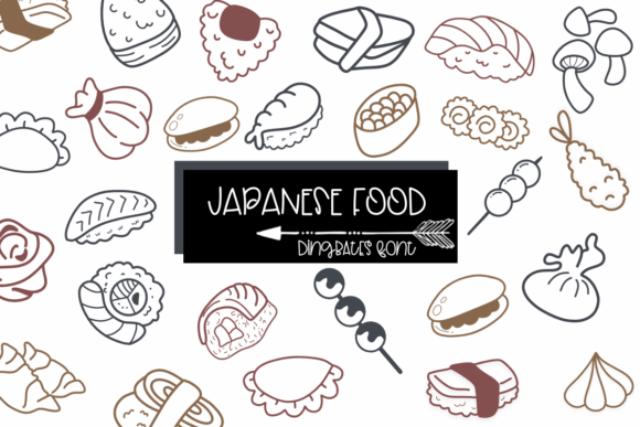 Japanese Food: A Flavorful Font for Creative Branding