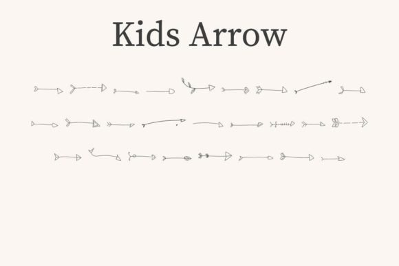 Kids Arrow: A Creative Font for Campaigns