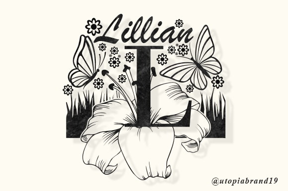 Lillian Monogram: A Decorative Font with Character