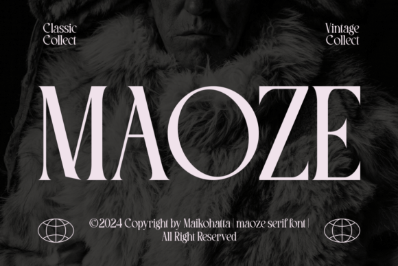 Maoze: A Serif Font for Editorial Elegance