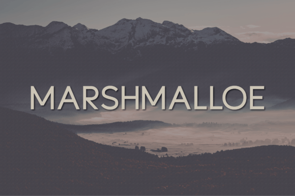 Marshmalloe: A Sans Serif Font for Modern Web Design