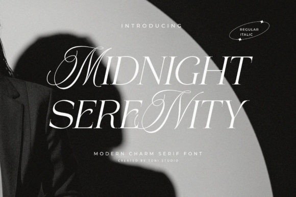 Midnight Serenity: A Font for Crafting Magic