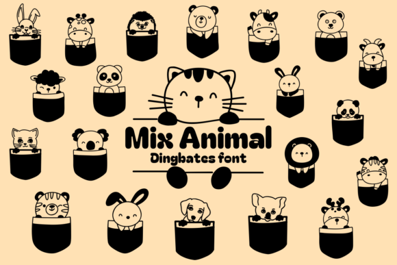 Mix Animal: A Cute Font for Creative Craft Projects