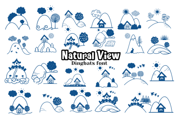 Natural View Font Review: A Nature-Inspired Dingbats Typeface