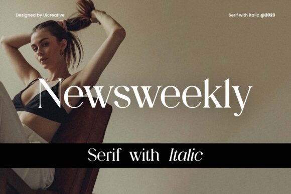 Newsweekly: A Serif Font That Elevates Every Handmade Project