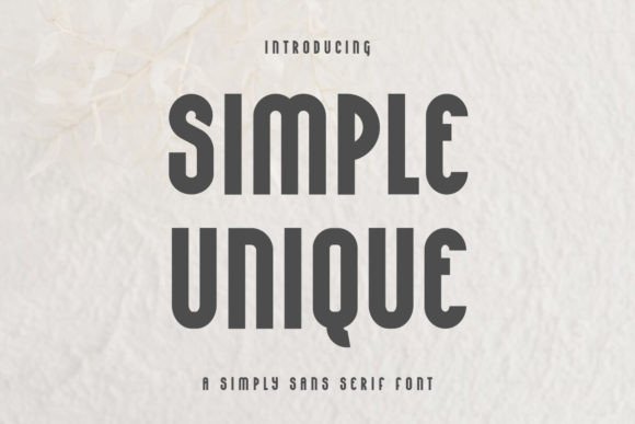 Simple Unique