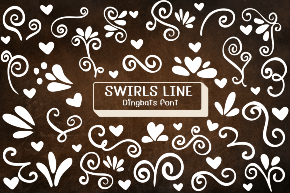 Swirls Line: A Font for Creative Marketers and Designers