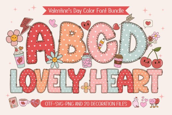 Valentine s Lovely Heart: A Font That Speaks Love